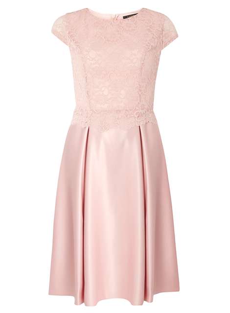 **Luxe Dusky Pink Lace Prom dress